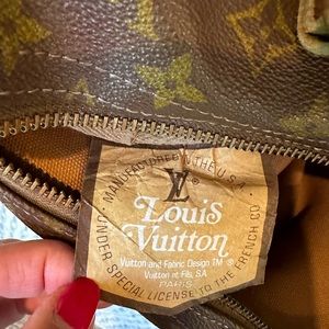 VINTAGE Louis Vuitton Keepall 45. Under Special License.